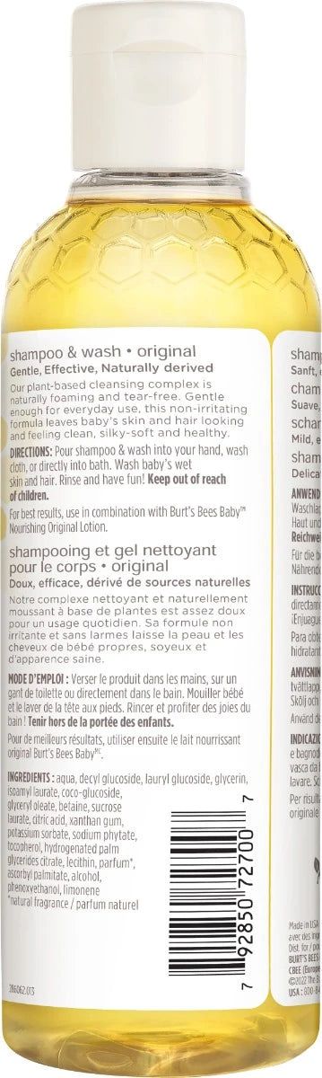 Baby Bee Shampoo & Wash-8 fl oz