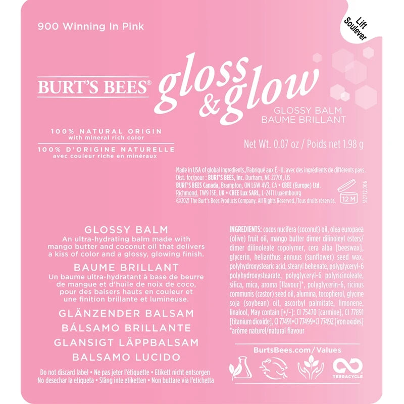 Gloss & Glow Glossy Balm-Wine Wednesday