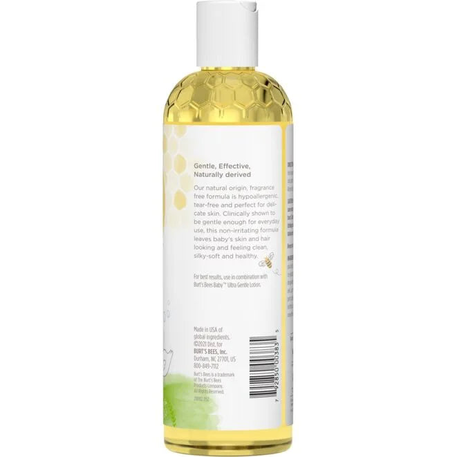 Baby Bee Shampoo & Wash - Fragrance Free-12 fl oz