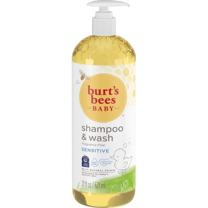 Baby Bee Shampoo & Wash - Fragrance Free-12 fl oz