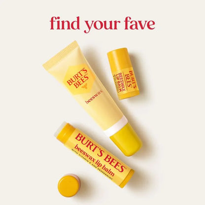 Hydrating Lip Balm Beeswax 2-pack stick and squeeze