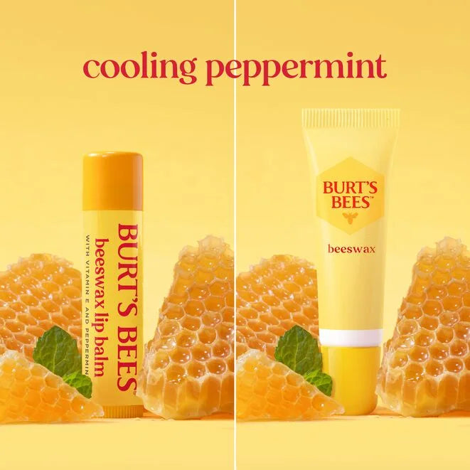 Hydrating Lip Balm Beeswax 2-pack stick and squeeze