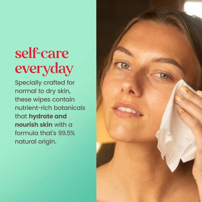 Facial Cleansing Towelettes - Cucumber & Mint-30 count