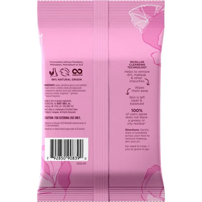 Micellar Makeup Removing Towelettes - Rose-10 count