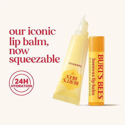 Hydrating Lip Balm Beeswax 2-pack stick and squeeze
