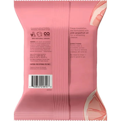 Facial Cleansing Towelettes - Pink Grapefruit-30 count
