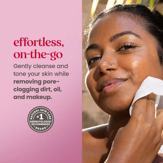 Micellar Makeup Removing Towelettes - Rose-10 count