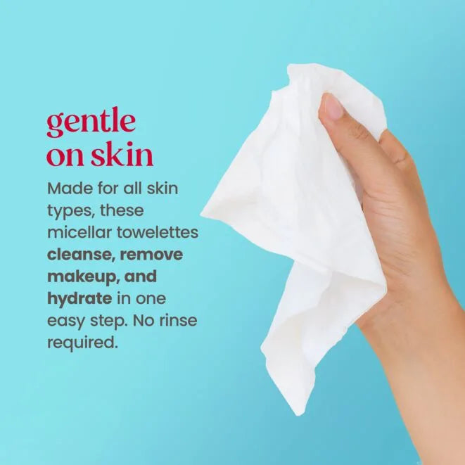Micellar Makeup Removing Towelettes with Coconut & Lotus-10 count