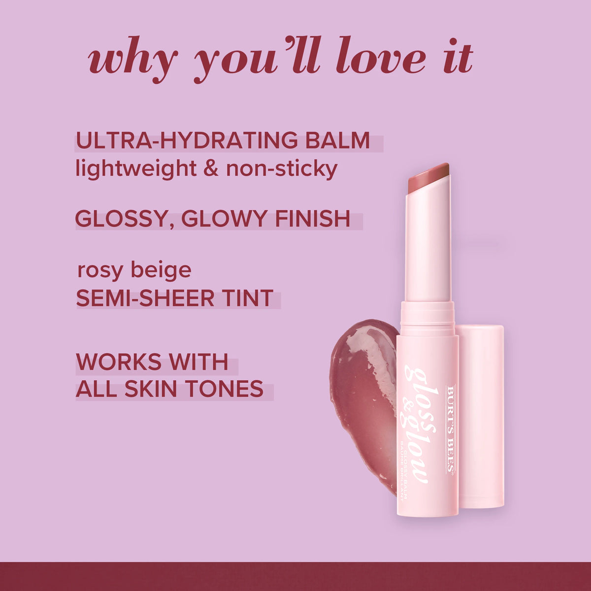 Gloss & Glow Glossy Balm-Wine Wednesday