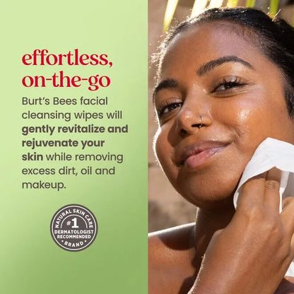 Sensitive Facial Cleansing Towelettes with Aloe Vera-10 count