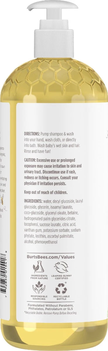 Baby Bee Shampoo & Wash - Fragrance Free-12 fl oz